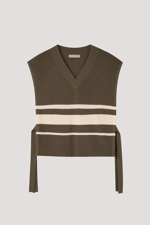 Tied Detail Knit Vest