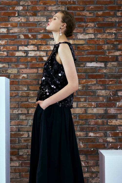 Sequin Shift Top