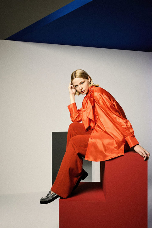 Bow-Tied Detail Blouse