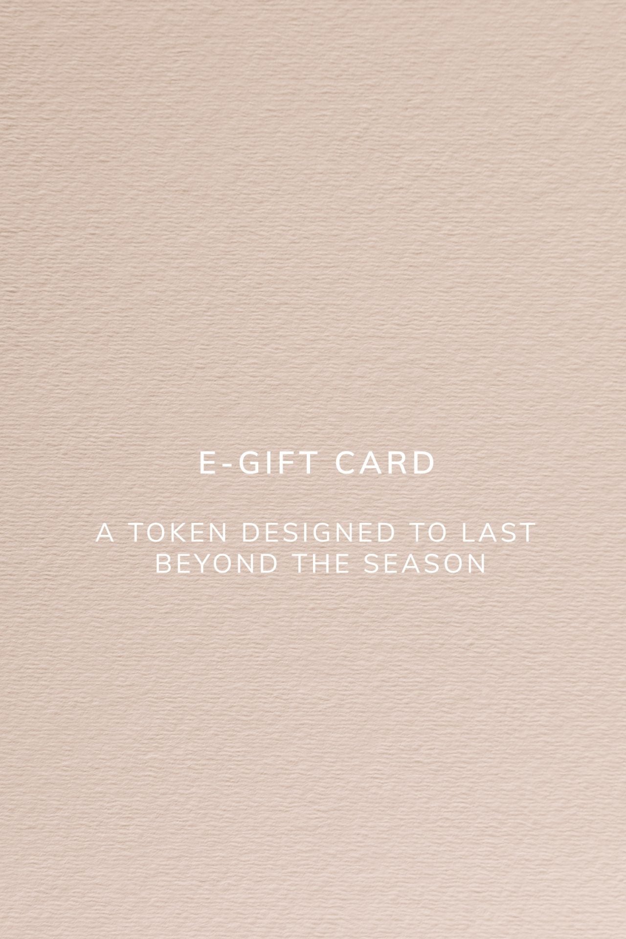E-Gift Card