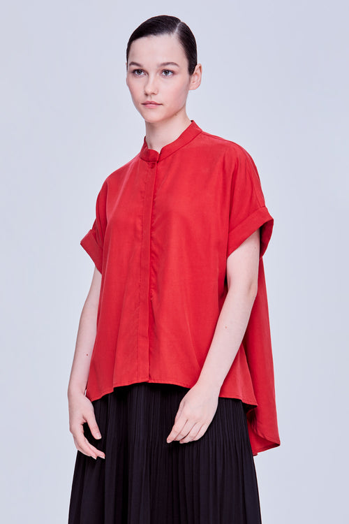 Soft Drape Magyar Blouse