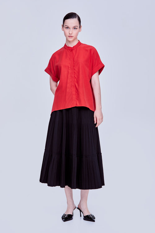 Soft Drape Magyar Blouse