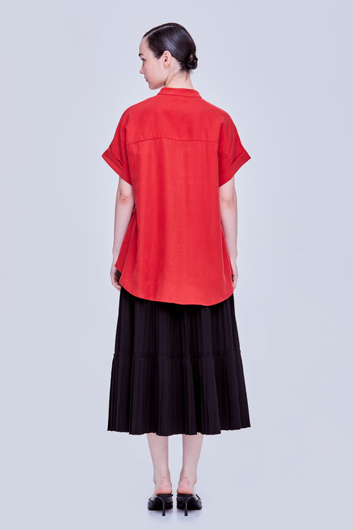 Soft Drape Magyar Blouse