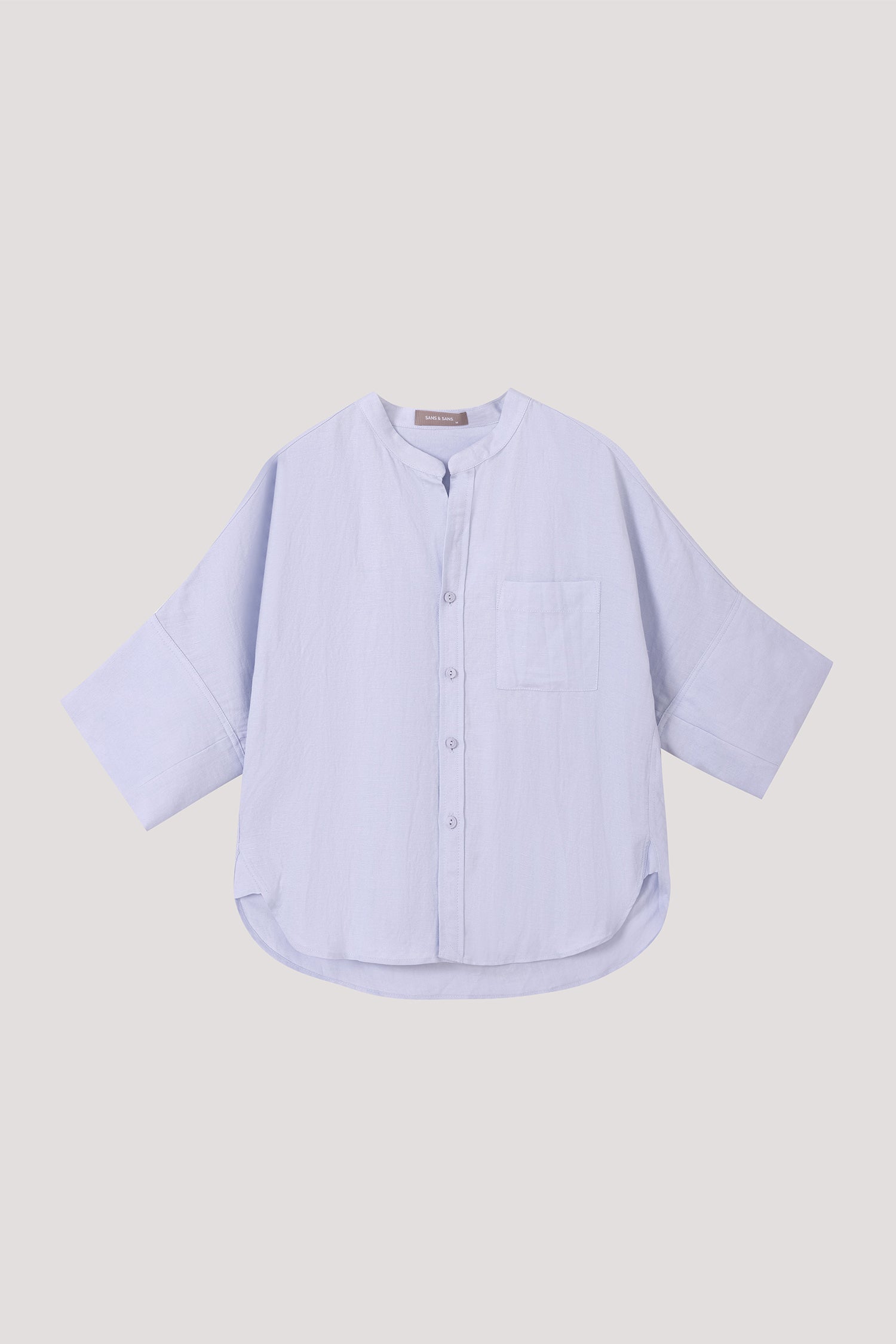 Boxy Button-Up Blouse