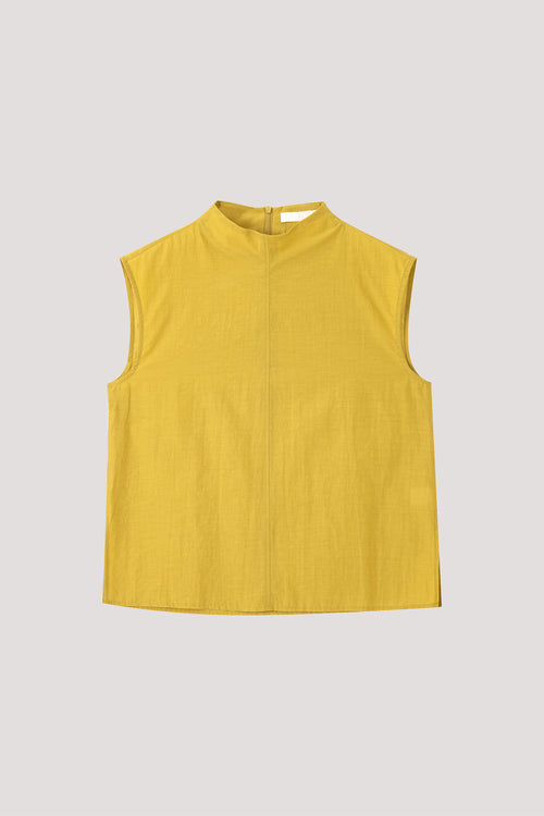 Stand Collar Shift Top