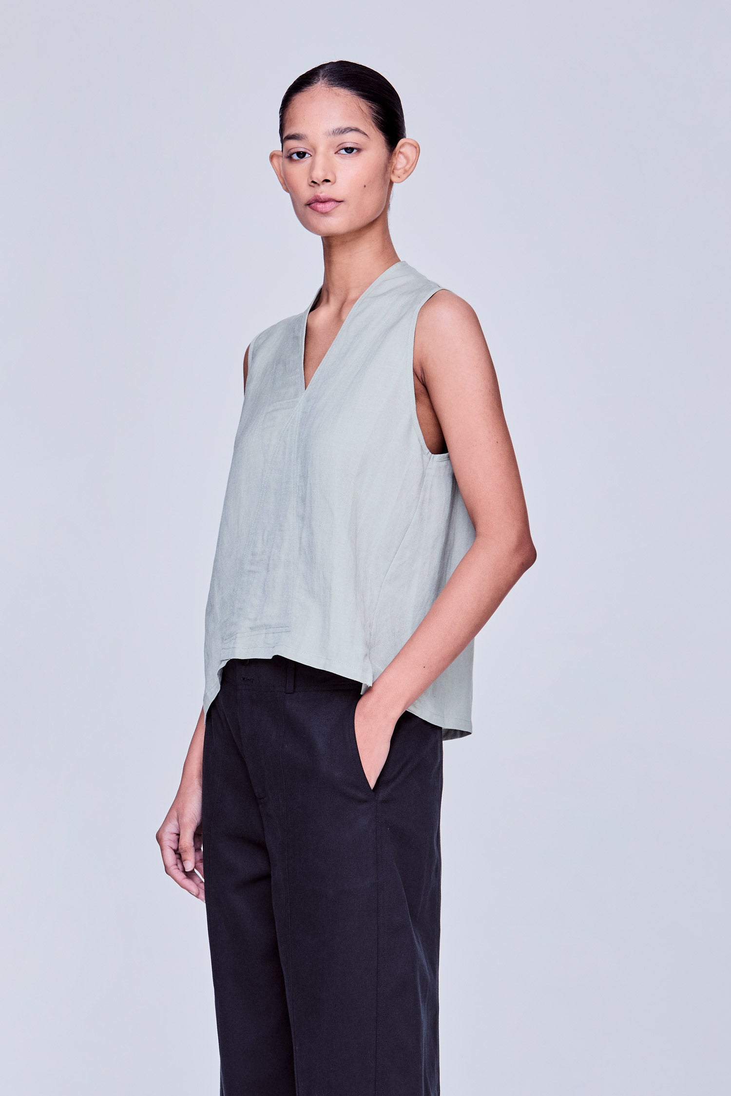 Surplice Necklined Top – SANS & SANS Singapore Surplice Necklined Top – SANS & SANS Singapore