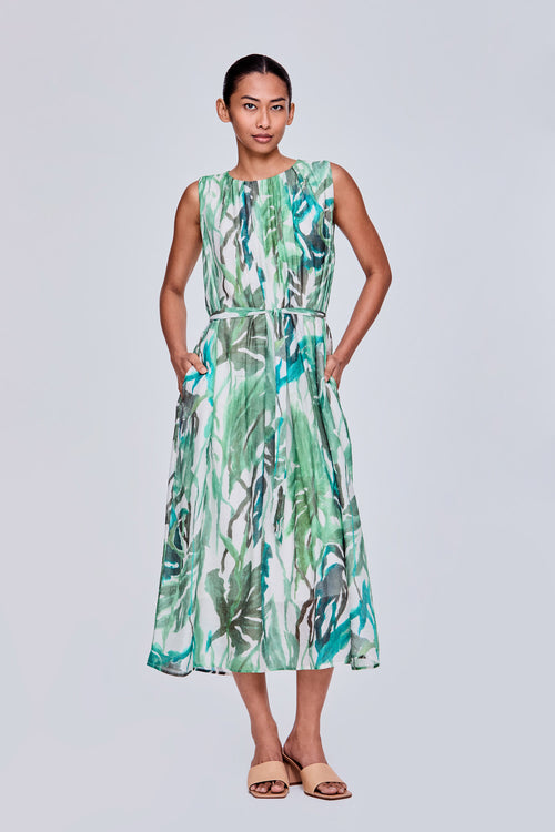 color:GREEN FLORAL