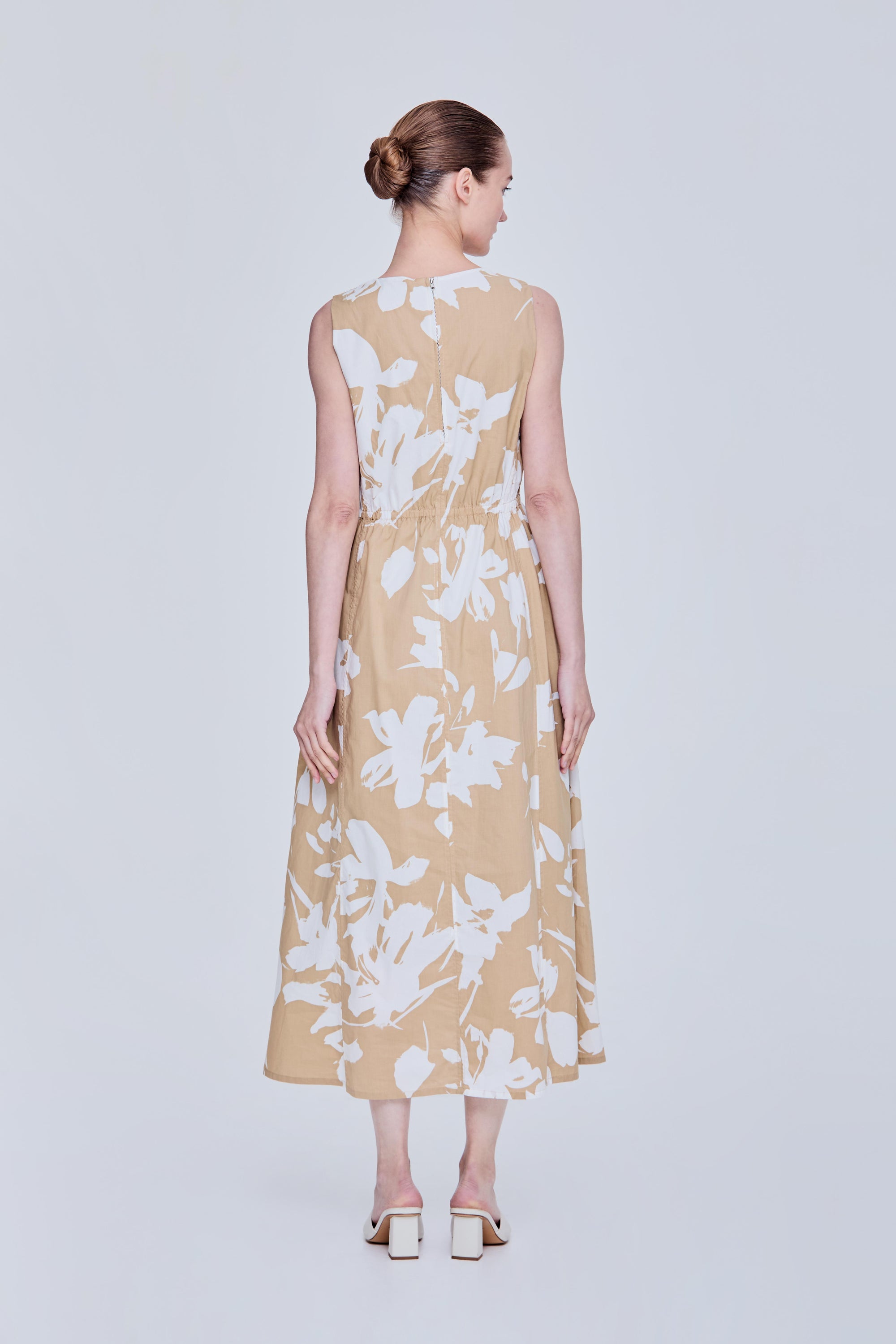 color:KHAKI FLORAL