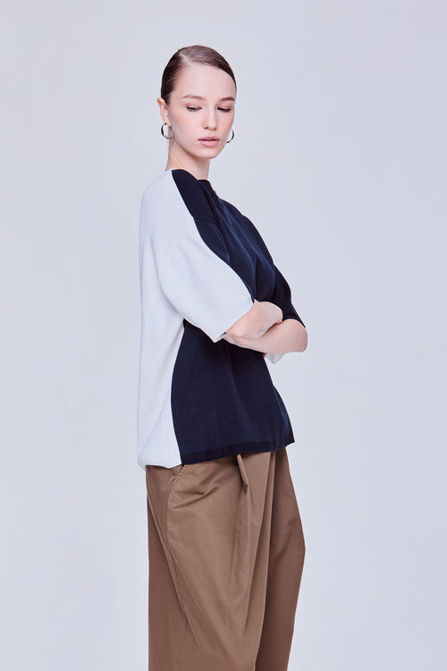 color:NAVY/IVORY