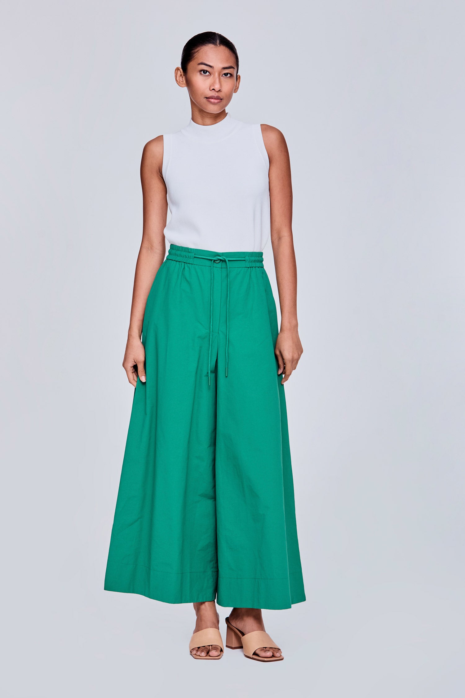 Elasticated Waist Flare Pants – SANS & SANS Singapore