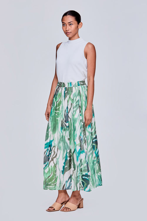 color:GREEN FLORAL