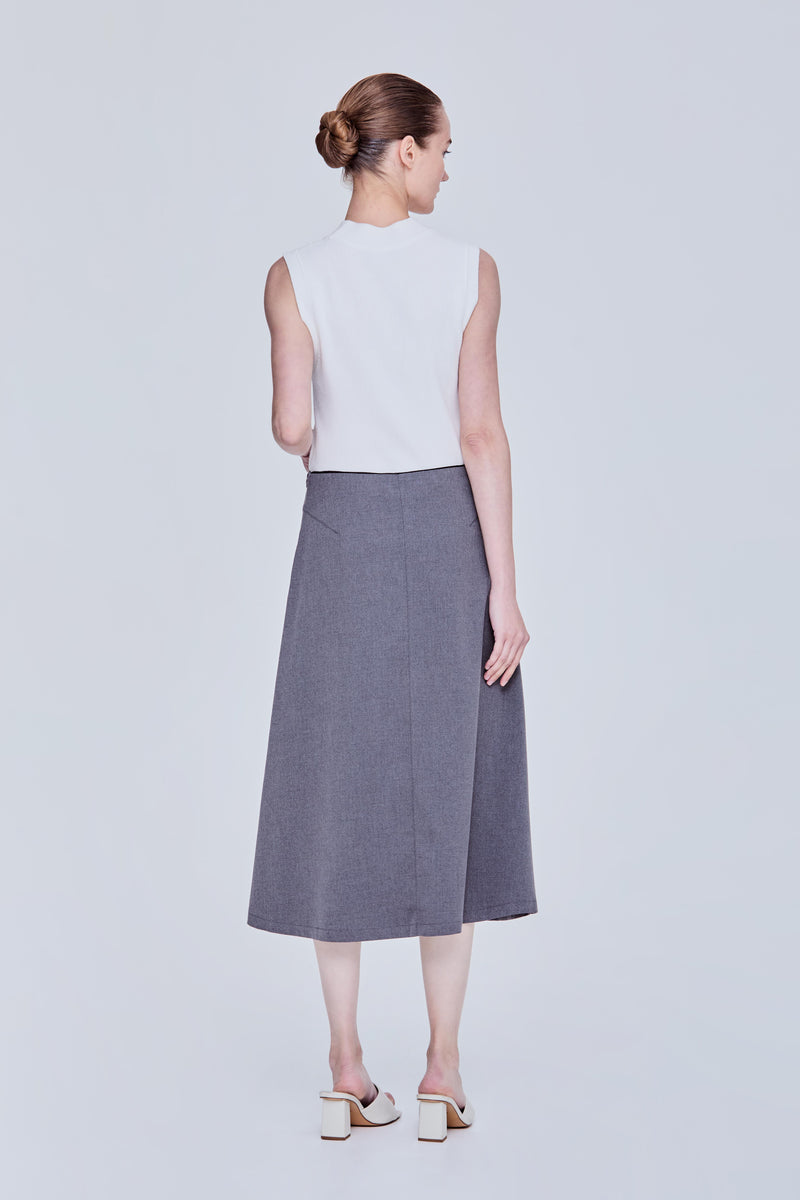 CONVERSE Black Professional Flare Skirt Slit main image 0
