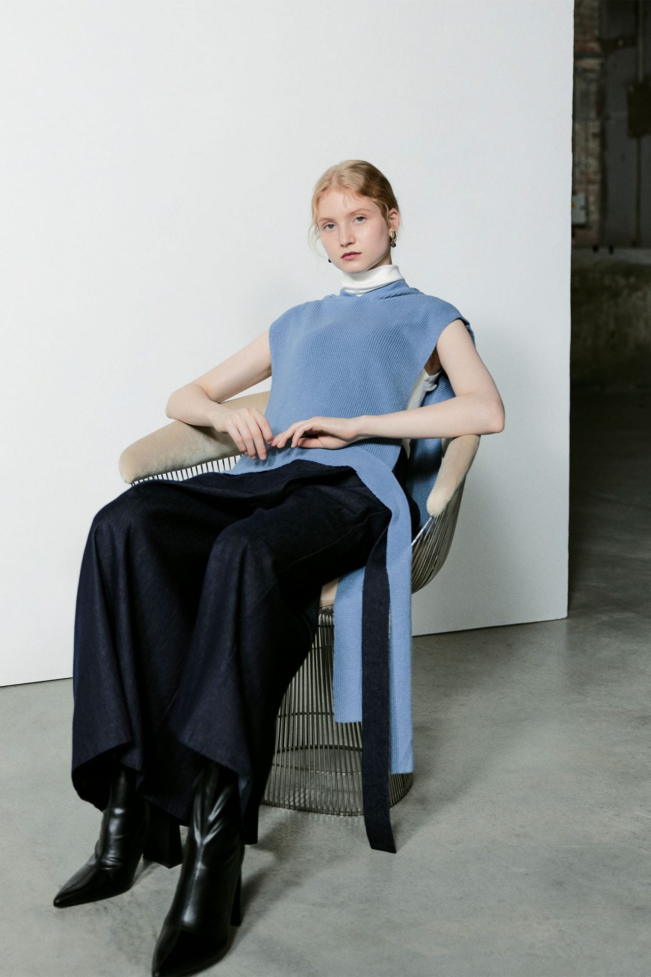 Polo Collar Magyar Knit