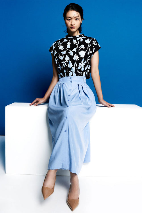 Pattern Crop Top