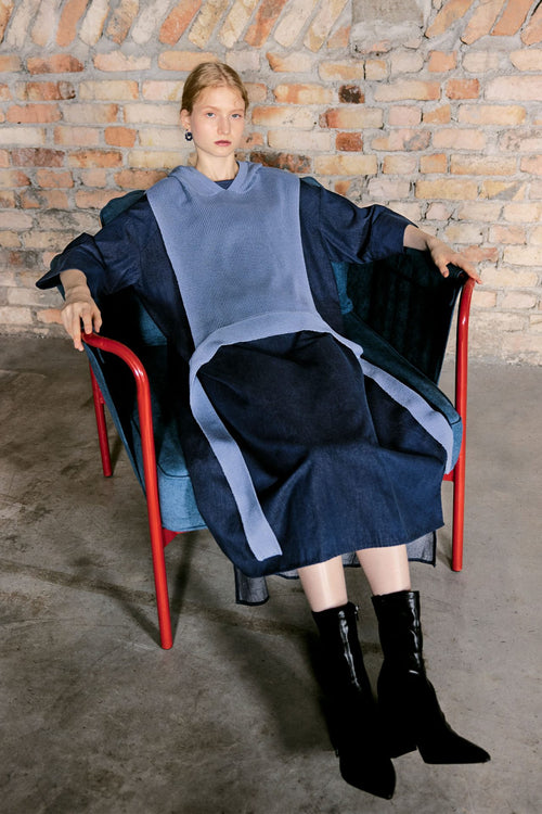 Boxy Denim Dress