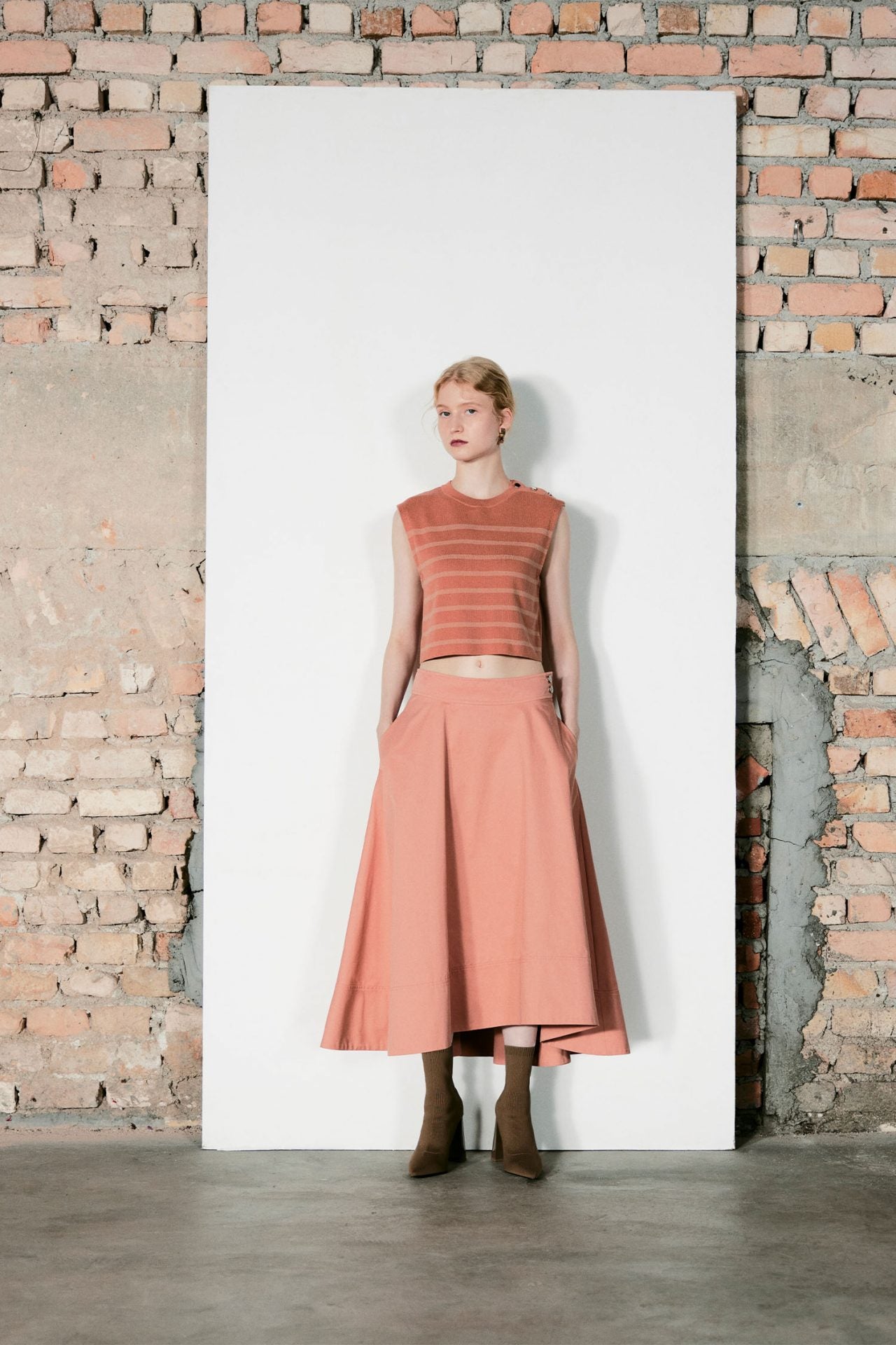 Asymmetrical Flare Skirt