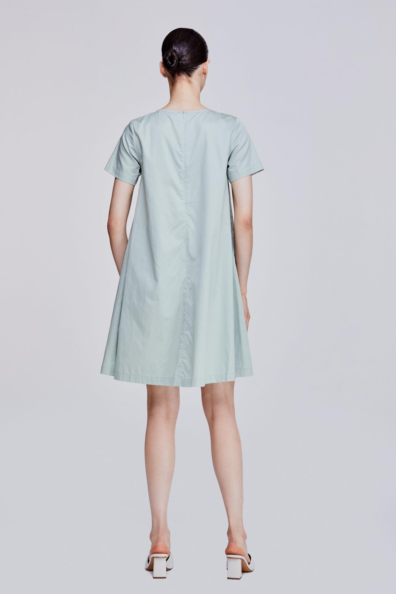 Pocket Detailed Cotton Dress - SANS & SANS